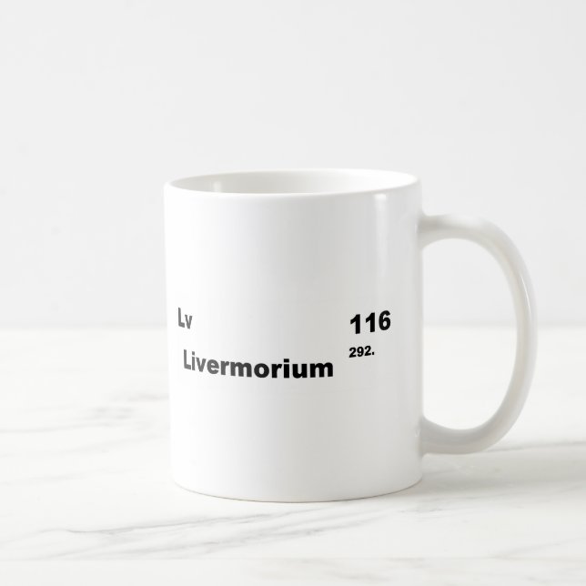 Mug livermorium (Droite)