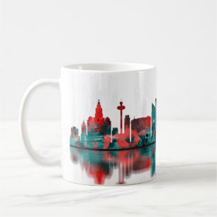 Mug Liverpool England Skyline