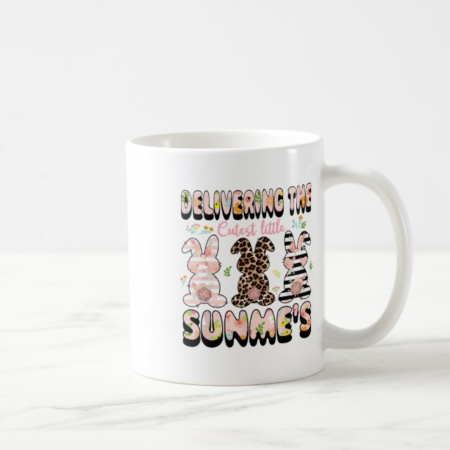 Mug Livraison des lapins les plus mignons Travail et a (Droite)