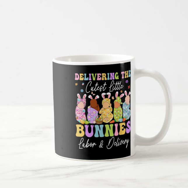 Mug Livraison des plus mignons petits lapins Infirmièr (Droite)