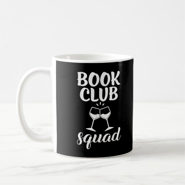 Mug Livre Club Squad cadeau pour la lecture et la bois (Gauche)