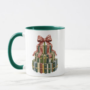 Mug Livre d'Arbre de Noël Enseignant de Lecture Livres