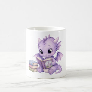 Mug Livre de bébé dragon mignon Art de nurserie à l'aq