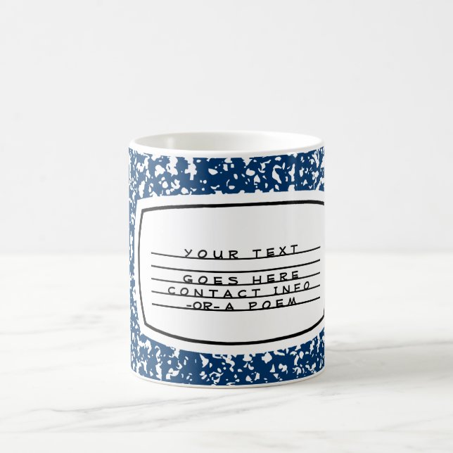 Mug livre de composition (Centre)