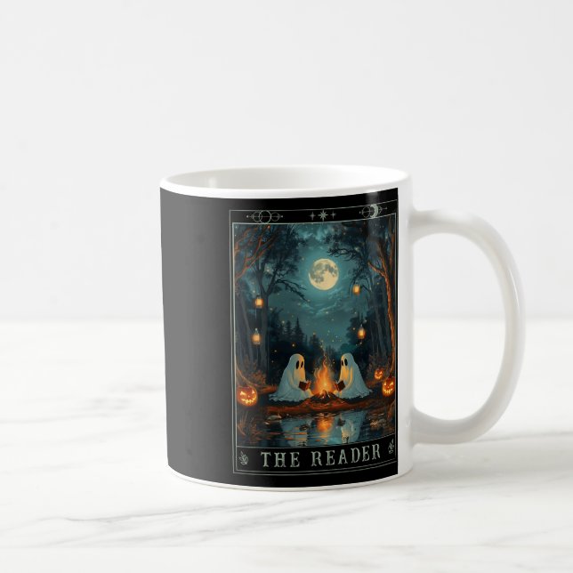 Mug Livre de lecture de Reader Bookish mignon Éffrayan (Droite)