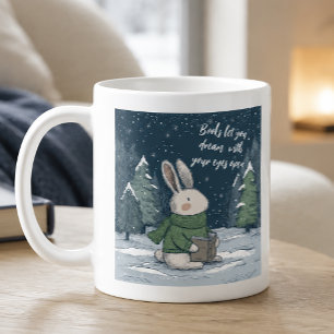 Mug Livre de lecture hivernal confortable
