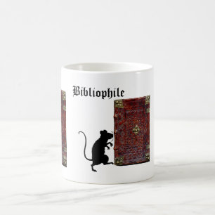 Mug Livre en cuir antique Bibliophile