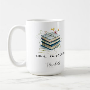 Mug Livre Lover Cadeau Bookish Fleur sauvage Funny Nom