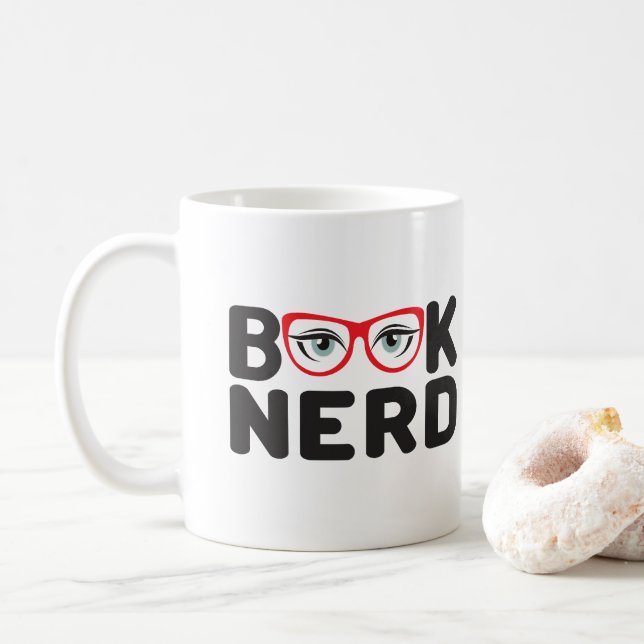 Mug Livre Nerd (Avec donut)
