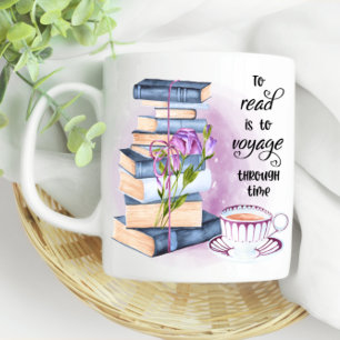 Mug Livres à lire est à Voyage à travers le temps