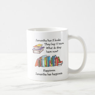Mug Livres = Bonheur, amour à lire