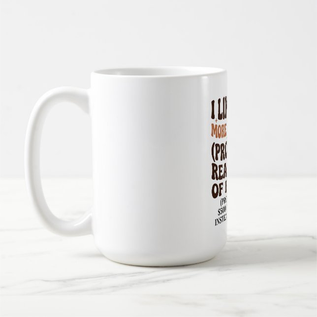 Mug Livres de Club de Lecture Anti Social Fun Plus Que (Gauche)