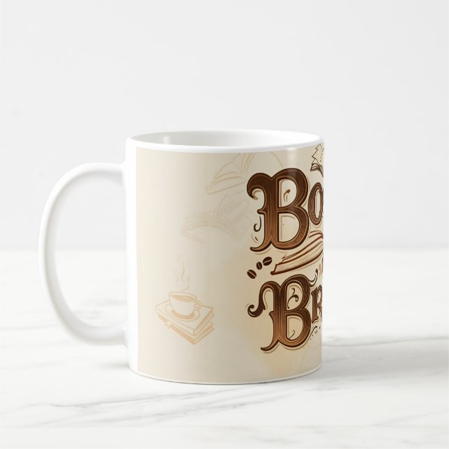 Mug Livres et brasseries : Pour Bibliophile (Gauche)