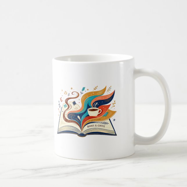 Mug Livres Et Café (Droite)