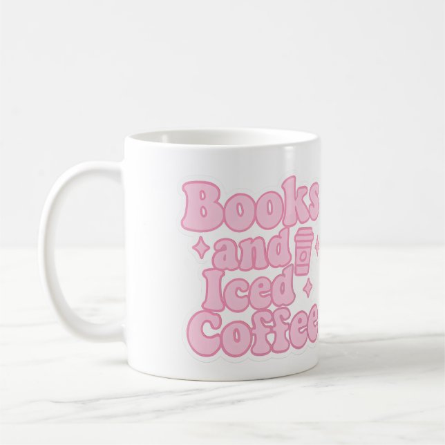 Mug Livres et café glacé (Gauche)