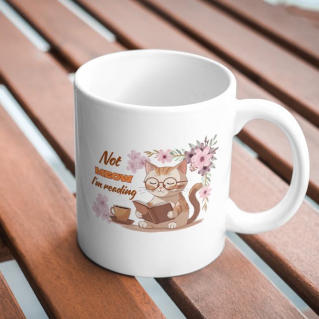Mug Livres et chats Cadeau Cosy Lecteur de Chat (Créateur téléchargé)