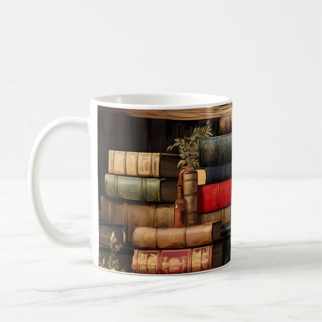 Mug Livres Et Plante (Gauche)