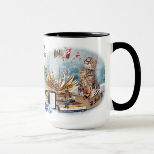 Mug Livres gratuits pour Noël