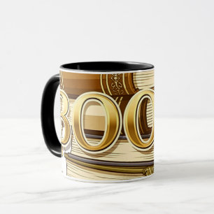 Mug Livres Lecteurs Écrivains Bibliophiles Ton Doré Ar