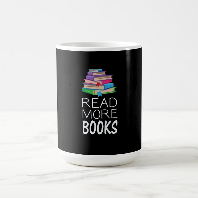 Mug Livres - Lire plus de livres (Centre)