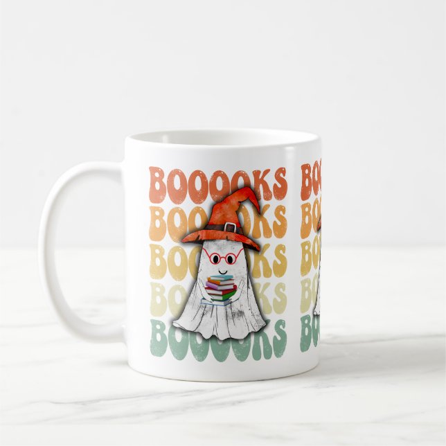 Mug Livres Livres Halloween (Gauche)