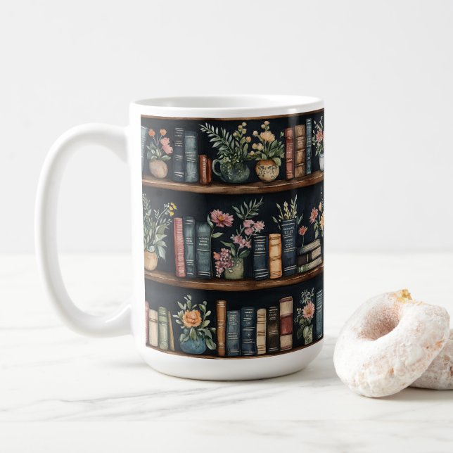 Mug Livres Sans Fin Rétro (Avec donut)