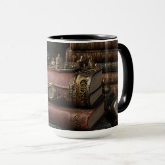 Mug Livres Vintages Steampunk