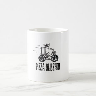 Mug Livreur de pizza à vélo Blizzard