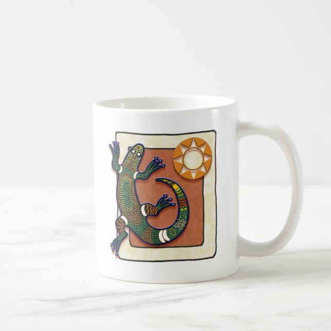 Mug Lizard et soleil (Droite)