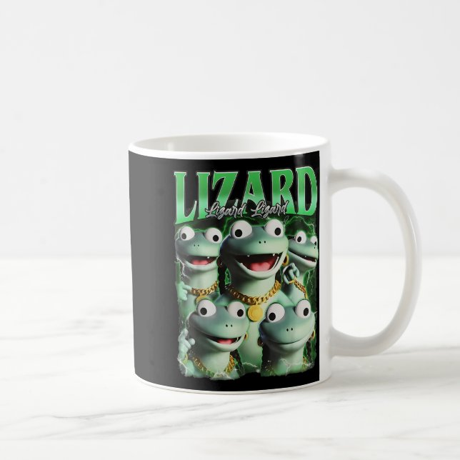 Mug Lizard Lizard Lizard Funny meme Lizard Bootleg Wei (Droite)