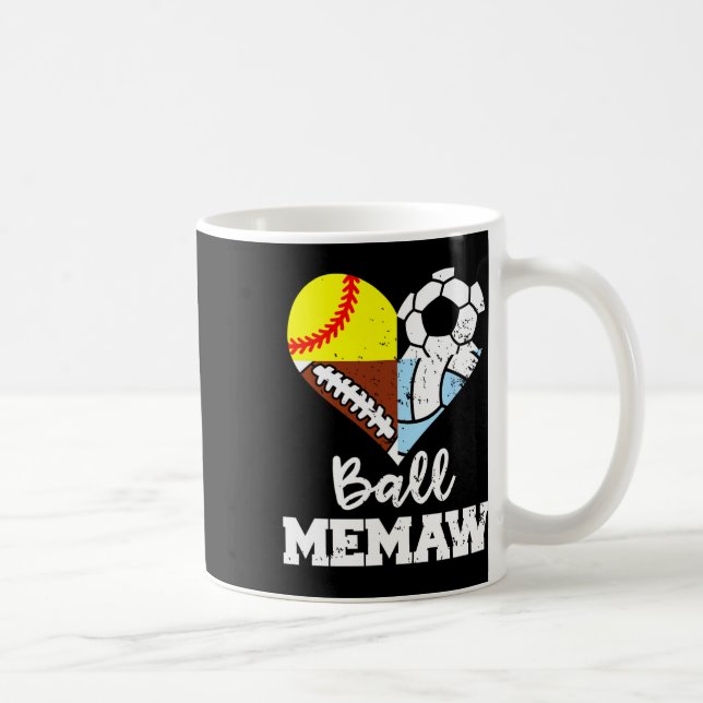 Mug Ll Memaw Funny Soccer Footll Softll Volleyll Playe (Droite)