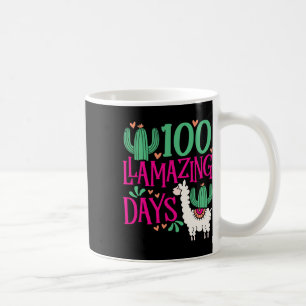 Mug Llama 100 Jours De Flamazing De L'École - Filles M