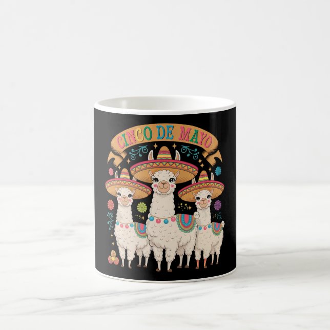 Mug Llama drôle Cinco De Mayo Fête Party (Centre)