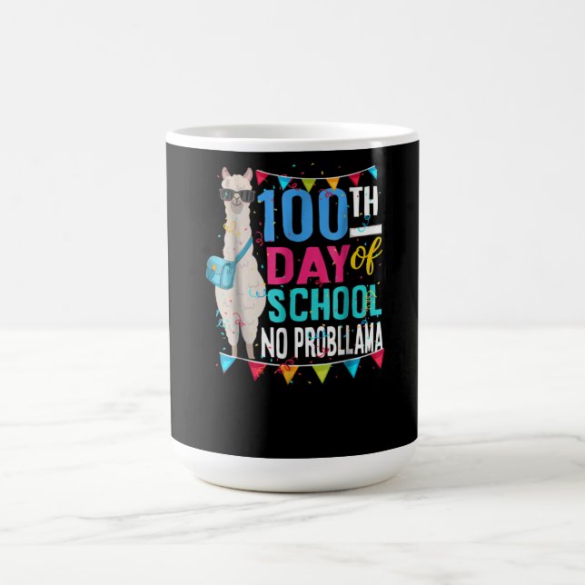 Mug Llama Gift | 100 Jours D'École Pas De Prob Llama (Centre)