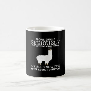 Mug Llama Gift  Les gens devraient sérieusement