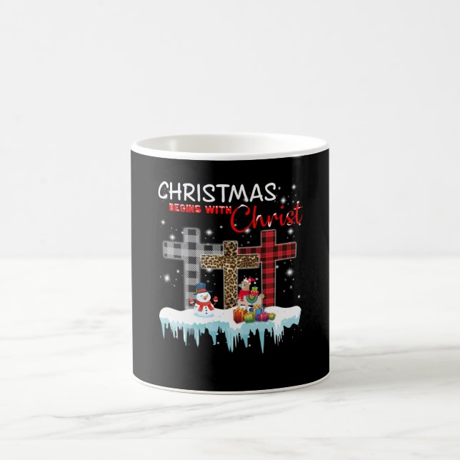 Mug Llama Gift | Noël Commence Avec Le Christ (Centre)