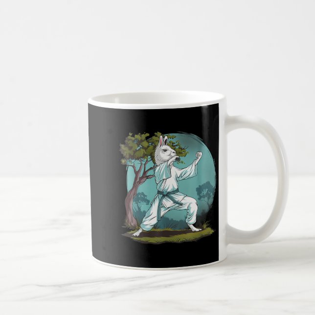 Mug Llama Kung Fu Karaté Arts Martiaux Nature Arbre (Droite)