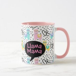 Mug Llama Mama, Mug, fête des mères, cadeau