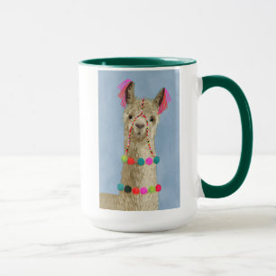 Mug Llama ornée - Beige