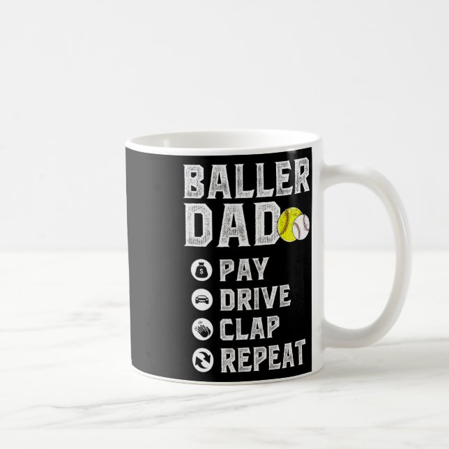 Mug Ller Dad Pay Drive Clap Repeat Sell Softll Dad  (Droite)