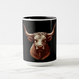 Mug Llonghorn noir du Texas