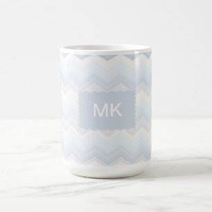 Mug L'océan ombrage l'aquarelle Chevron