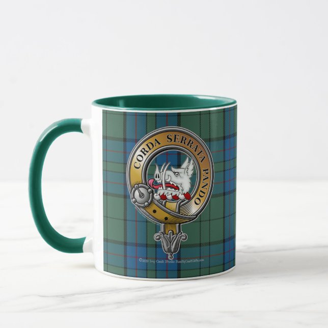 Mug Lockhart Tartan & Badge (Gauche)