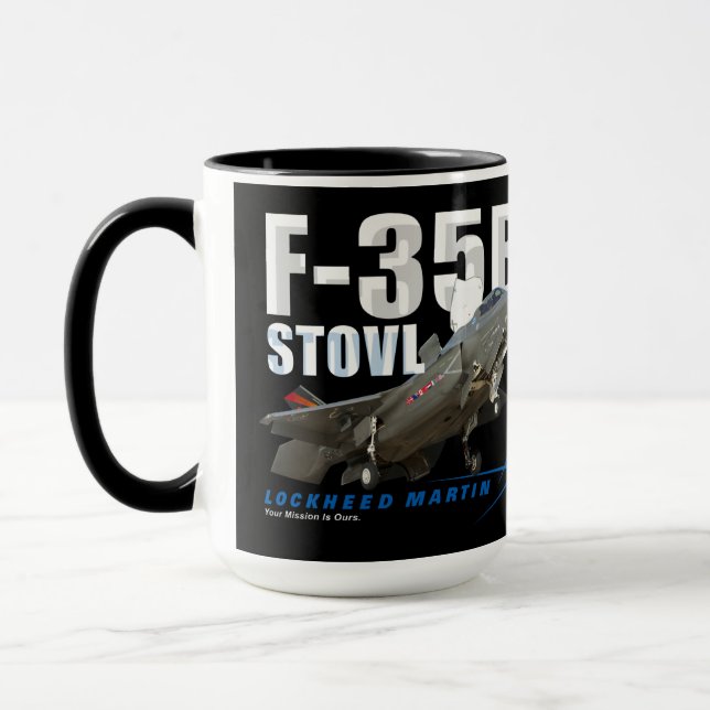 Mug Lockheed Martin F-35B Lightning II Stealth Fighter (Gauche)