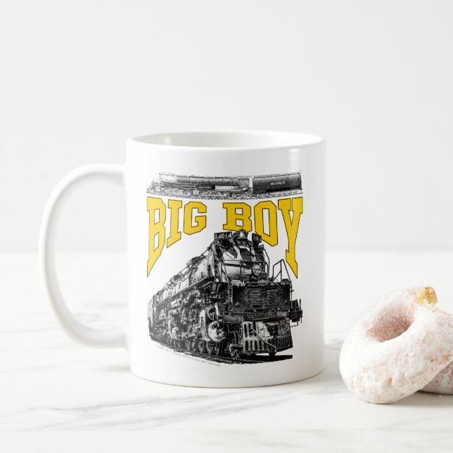 Mug Locomotive à vapeur Big Boy 4014. Classe 4000 de l (Avec donut)