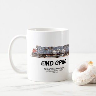 Mug Locomotive diesel EMD GP60 du Pacifique Sud