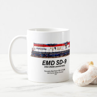 Mug Locomotive patrimoniale EMD SD-9 USA 250e annivers