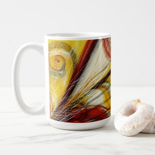 Mug L'Œil de Dieu par Georgiana Houghton  (Avec donut)