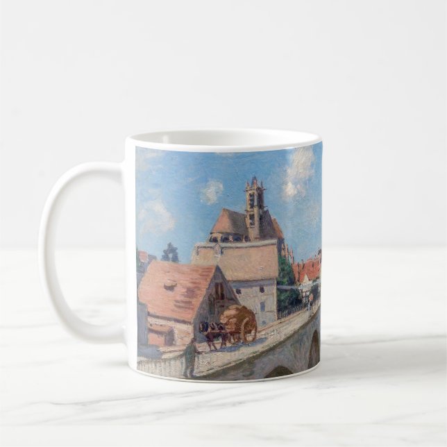 Mug L'œuvre d'art d'Alfred Sisley - Le Pont de Moret (Gauche)