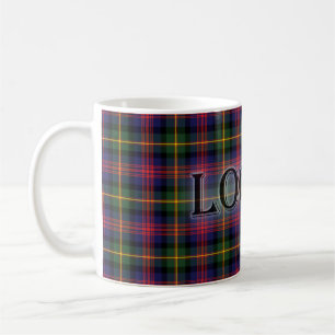 Mug  Logan Tartan avec le nom de famille